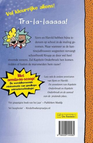 Kapitein Onderbroek en de ongelooflijke kantinejuffrouwen - achterkant